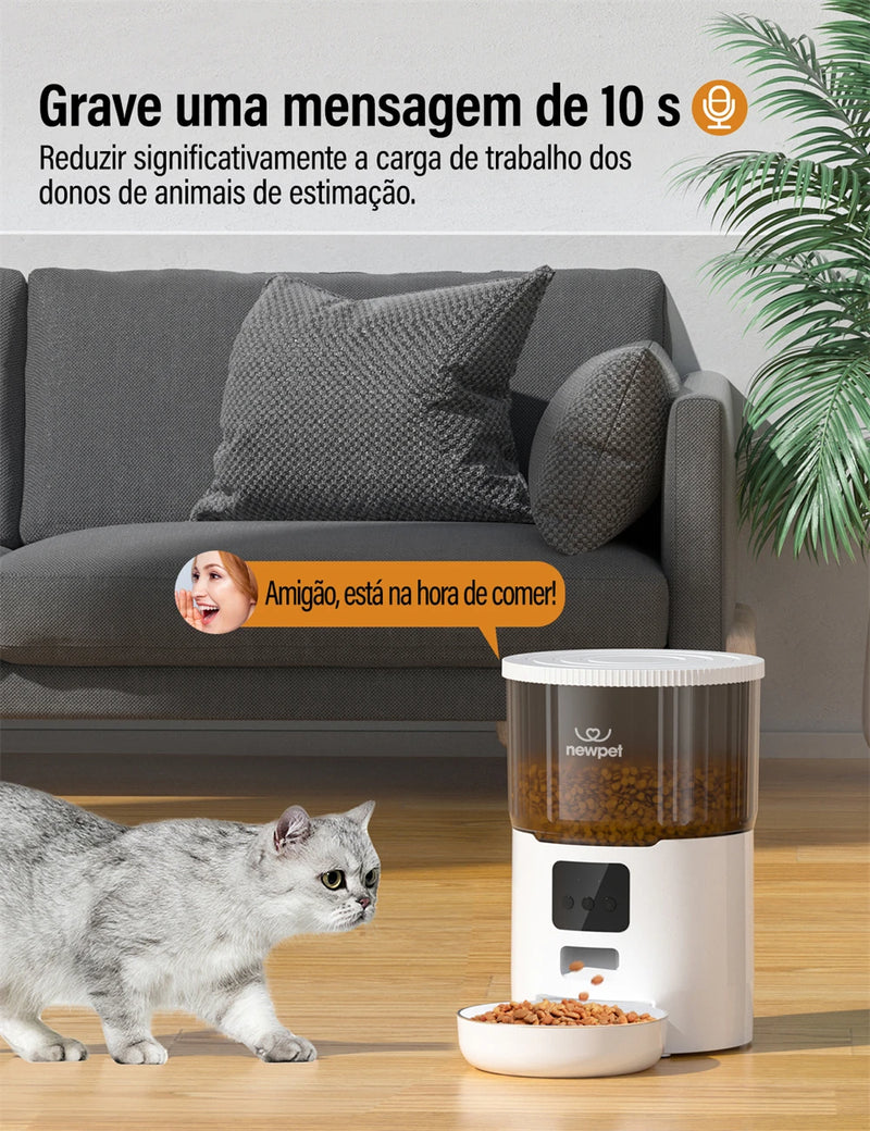 Alimentador para gatos e cães, Dispensador automático de alimentação